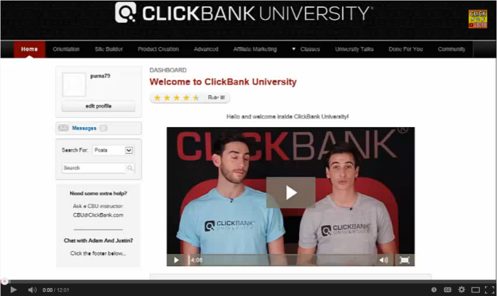 clickbank video